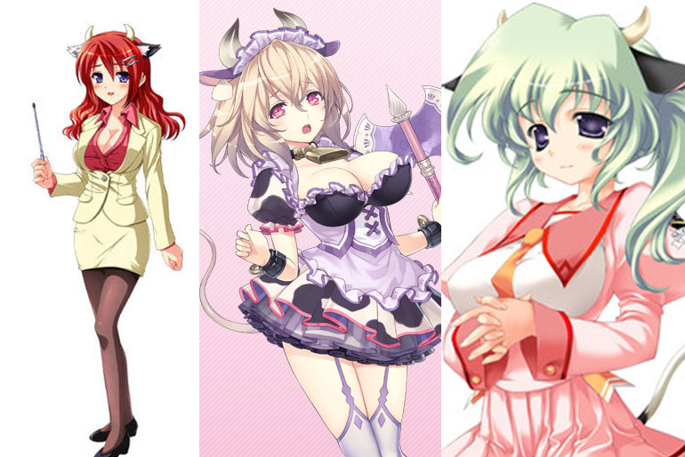 Anime Cow Characters